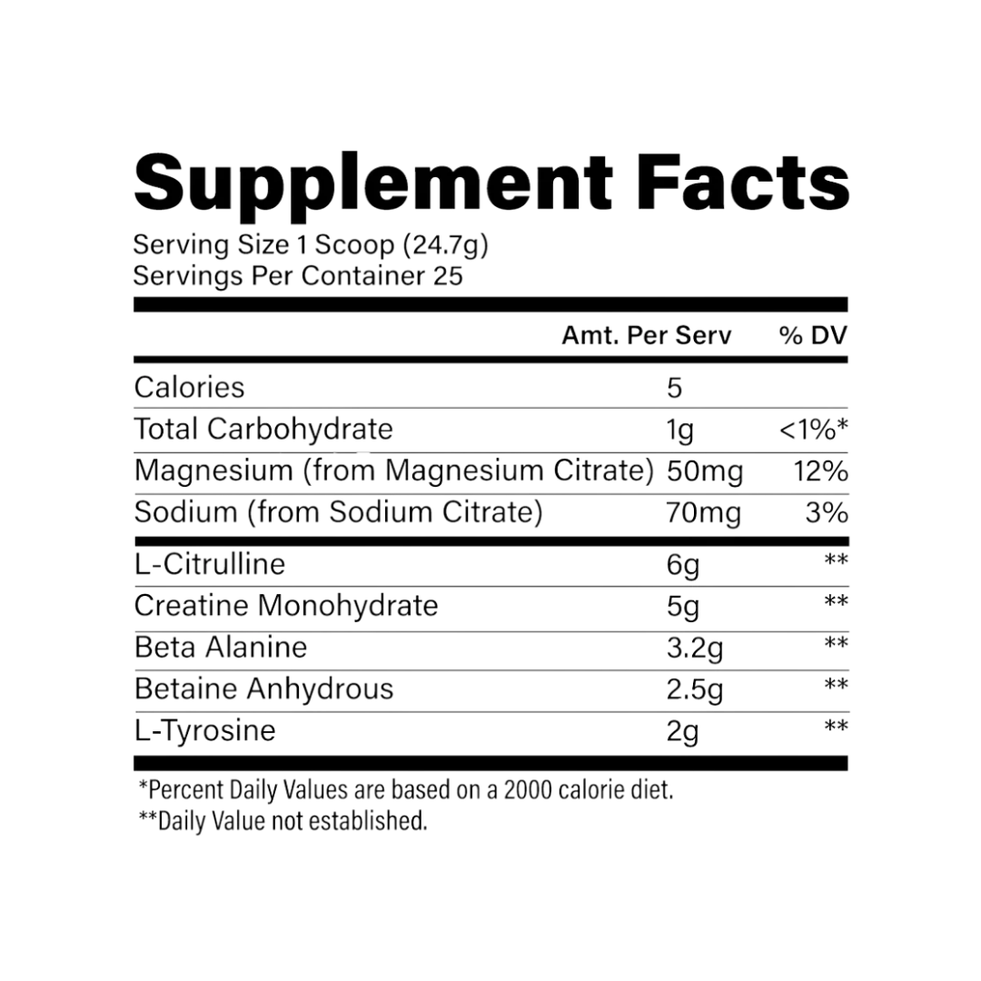 Essential performance raw nutrition